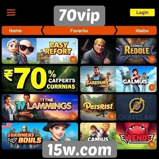 Comparativo de jogos populares disponíveis no 70vip