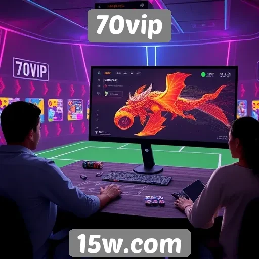 Experiência do usuário no site de jogos 70vip