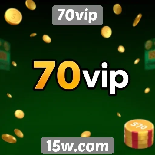 Plataforma 70vip aposta em jogos de cassino